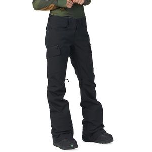 Burton Gloria TALL True Black Snowboard Pants sz S
